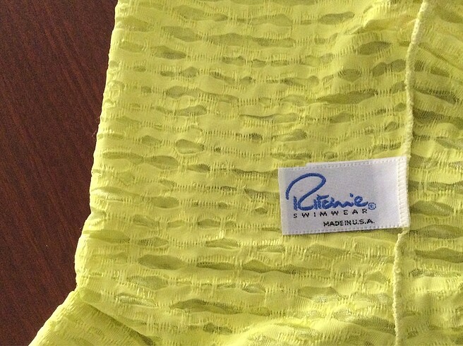 Ritchie Sarı Plaj Elbisesi - Görsel 4