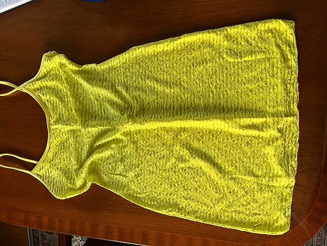 Ritchie Sarı Plaj Elbisesi - Görsel 5