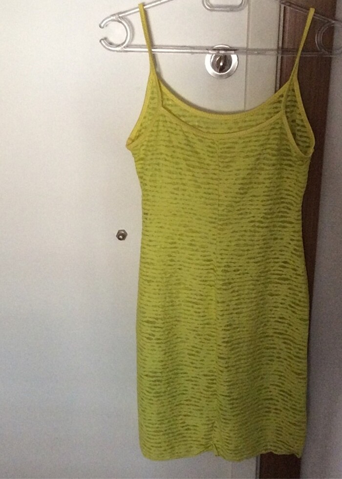 Ritchie Sarı Plaj Elbisesi - Görsel 2