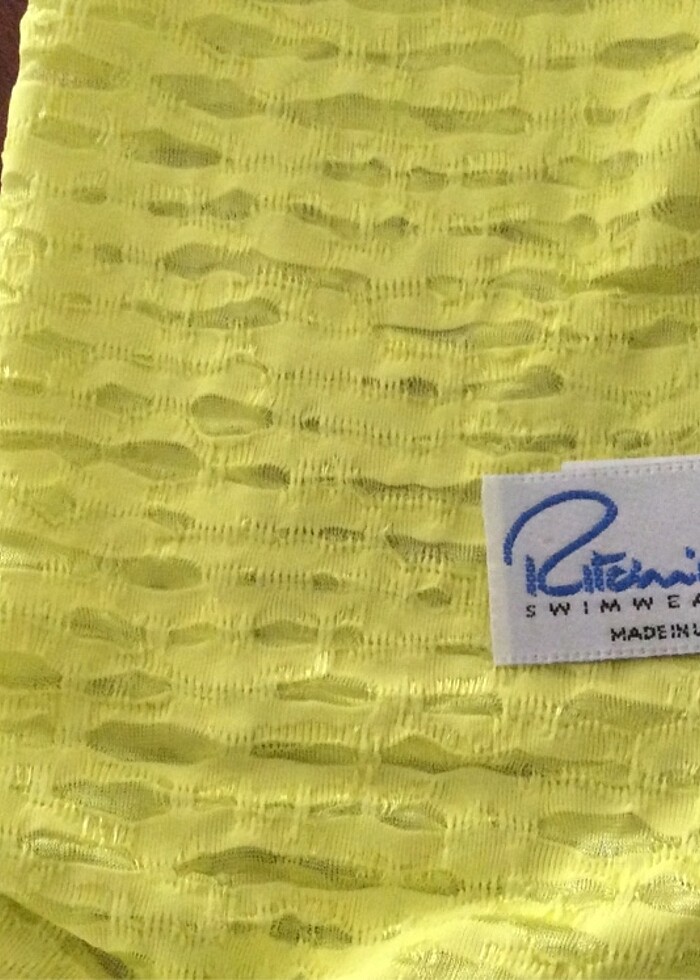 Ritchie Sarı Plaj Elbisesi - Görsel 4