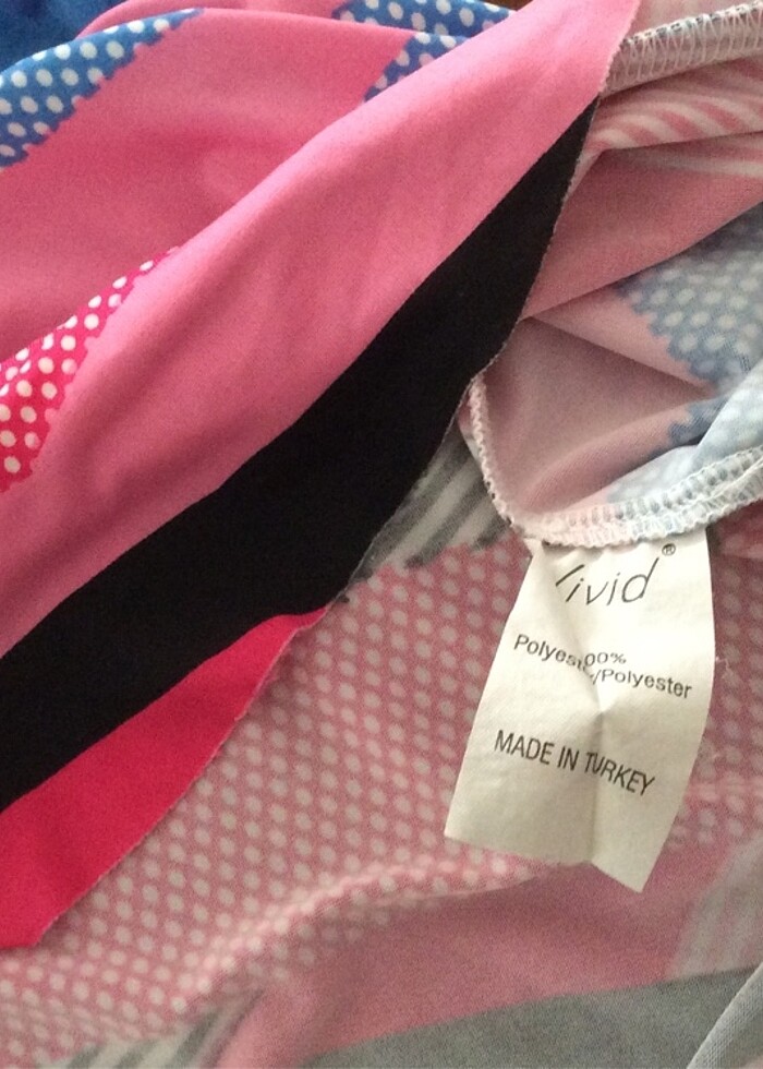 Vivid Çok Renkli Plaj Elbisesi - Görsel 4