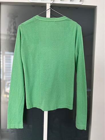 Benetton Benetton Yeşil Pamuklu Hırka