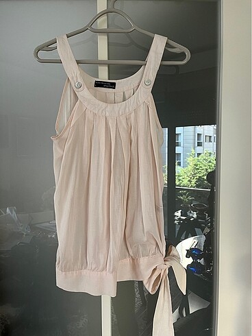 Mudo Collection Pudra Pembe Pamuklu Üst