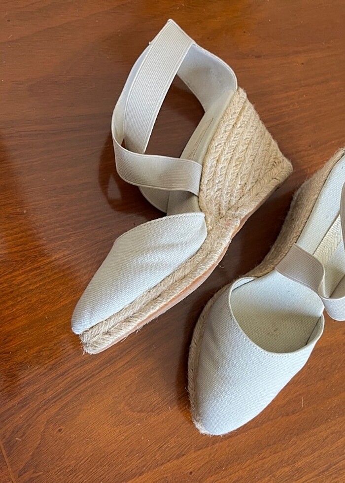 Nine West Bej Dolgu Topuk Espadril - Görsel 2