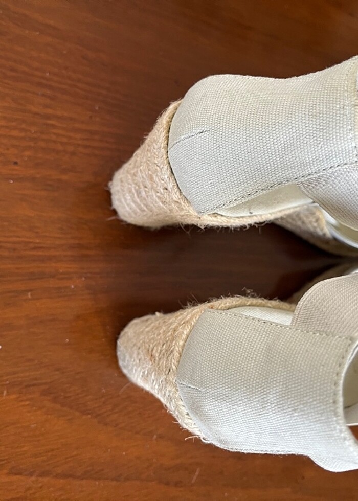 Nine West Bej Dolgu Topuk Espadril - Görsel 4