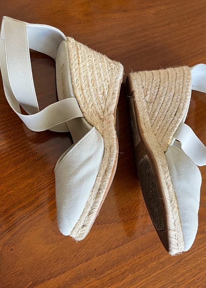 Nine West Bej Dolgu Topuk Espadril - Görsel 3