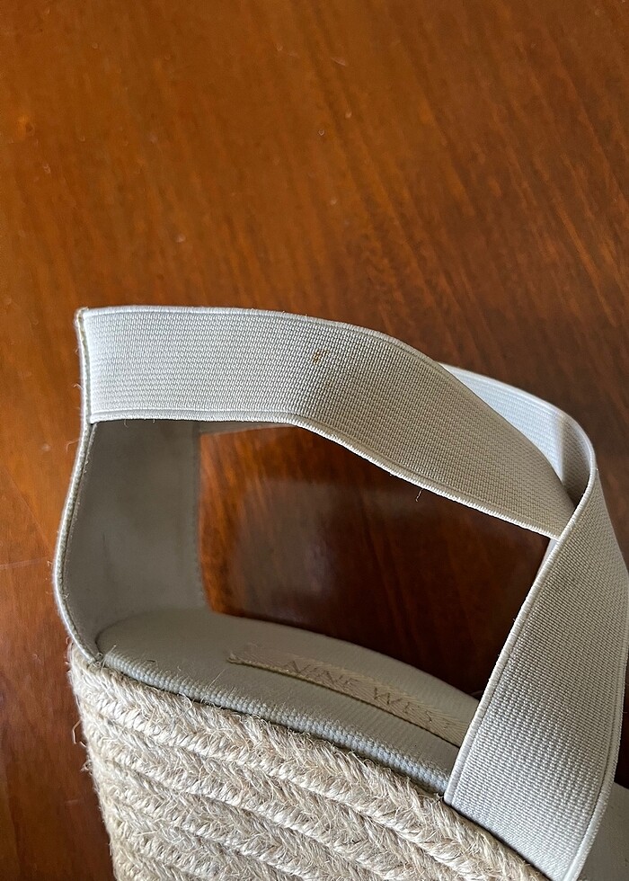 Nine West Bej Dolgu Topuk Espadril - Görsel 5