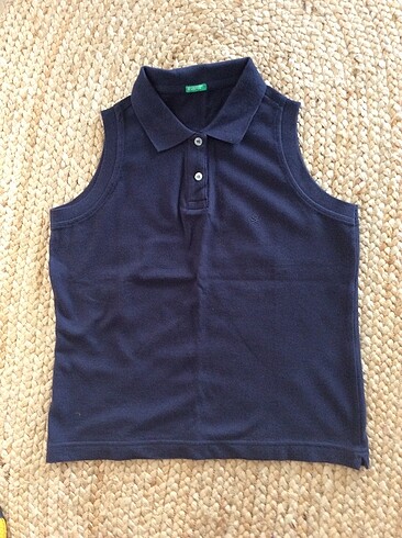 Benetton Lacivert Pike T-Shirt
