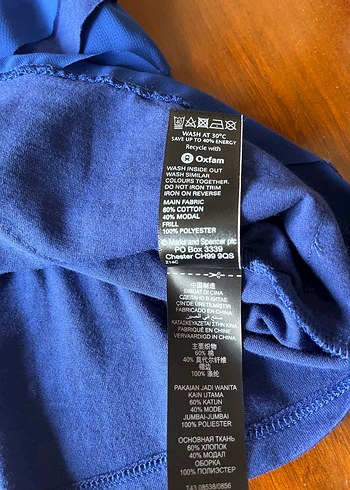l Beden mavi Renk M&S Saks Mavi Bluz