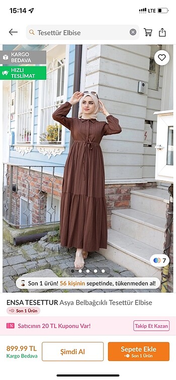 Tesettür elbise