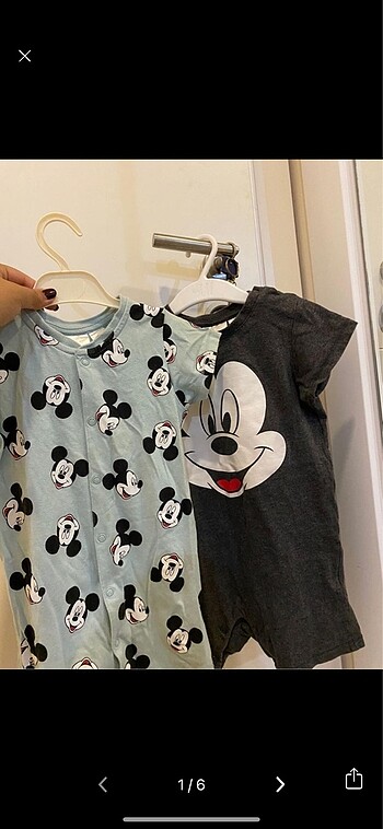 H&m ikili tulum 12&18 ay az kullanılmıştır