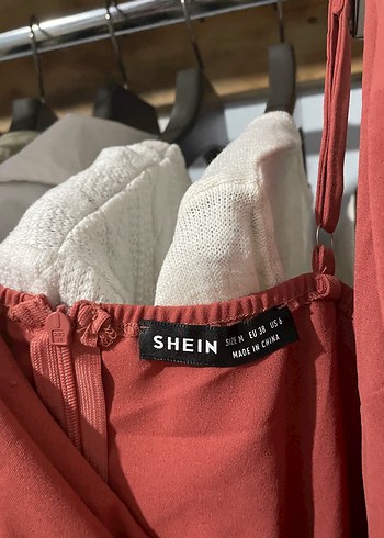 SHEIN Askılı Midi Kadın Elbise