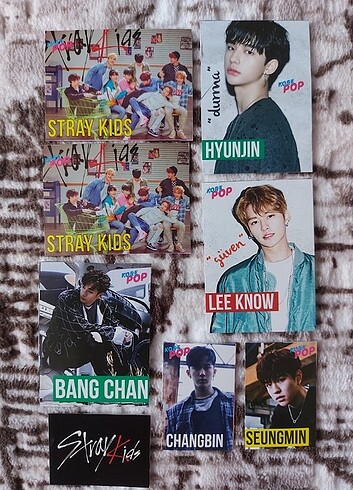 K-Pop Stray Kids SKZ Sticker Çıkartma Seti 6