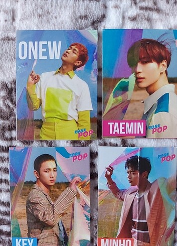  Beden K-Pop Shinee Sticker Çıkartma Seti 9