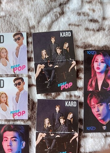  Beden K-Pop KARD Sticker Çıkartma Seti 14