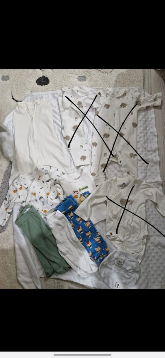 Bebek Erkek Pamuklu setler 0-3 ay - Görsel 2