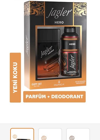 Jagler Hero Erkek Parfüm ve Deodorant Seti - Görsel 2