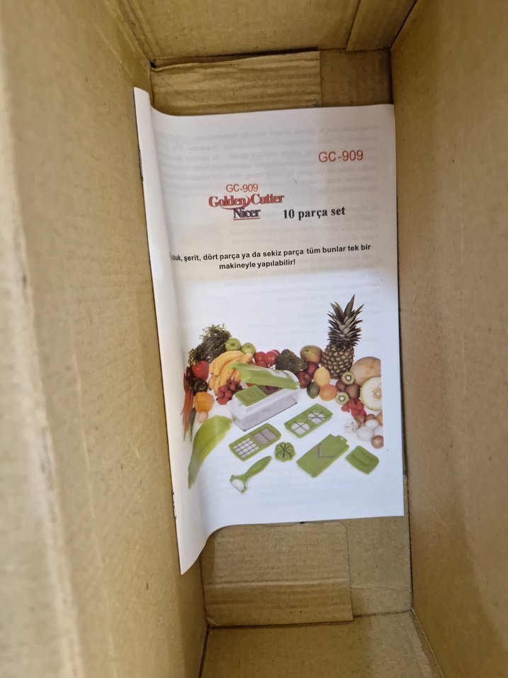 Yeşil Çok Fonksiyonlu Mutfak Doğrayıcı Seti - Görsel 2