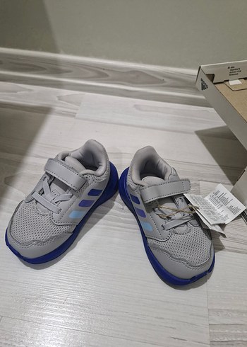 Gri Erkek Çocuk Spor Ayakkabı Velcro - Görsel 5