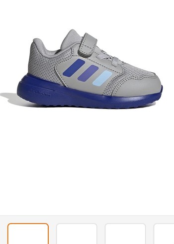 Gri Erkek Çocuk Spor Ayakkabı Velcro - Görsel 2