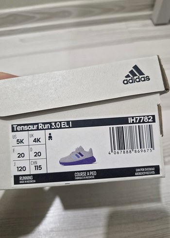 Gri Erkek Çocuk Spor Ayakkabı Velcro - Görsel 7