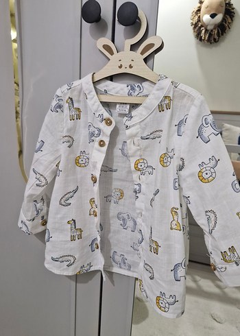 LCW Baby Erkek Bebek Gömlek ve Pantolon 2'li Set - Görsel 8