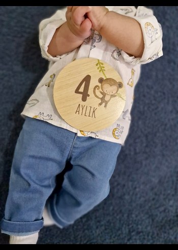 LCW Baby Erkek Bebek Gömlek ve Pantolon 2'li Set - Görsel 3