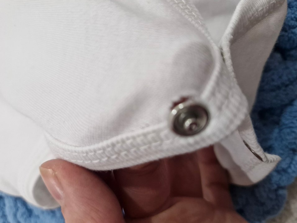 Desenli Kısa Kollu Bebek Body - Görsel 4