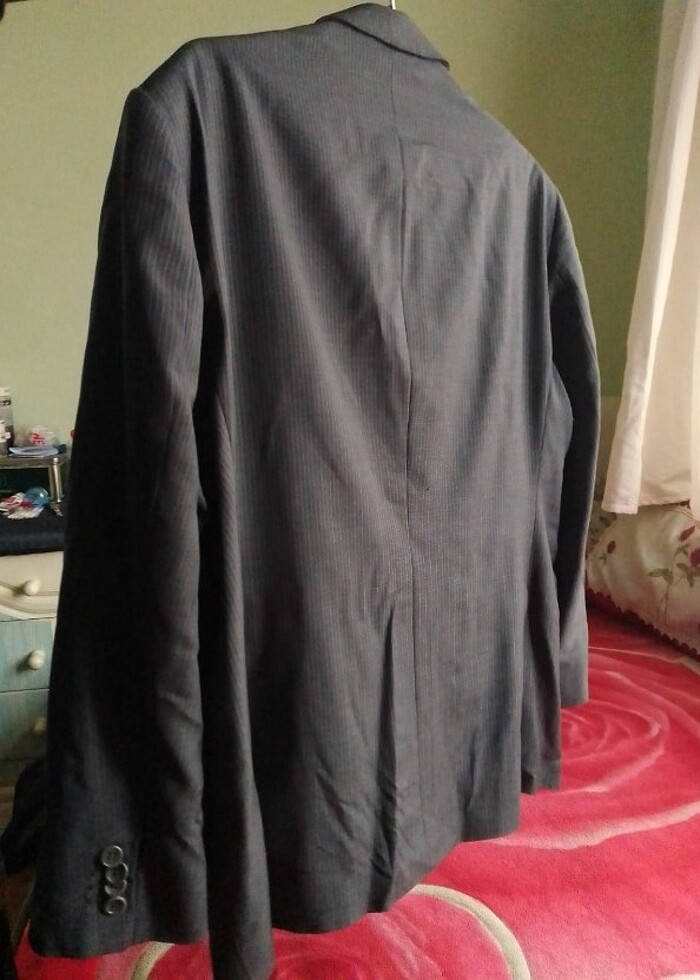 Erkek Çizgili takım Pantalon Ceket - Görsel 2