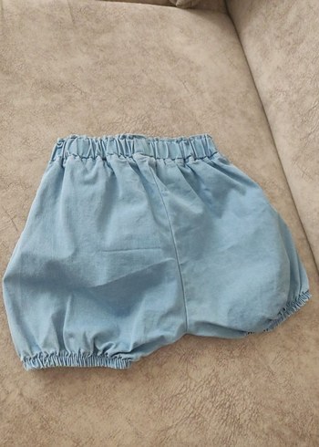 Gap Kız Bebek Gevşek Kesim Mavi Şort