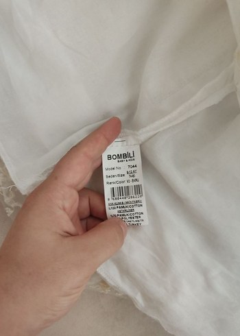 Bej Dantel Nakışlı Klasik Kız Elbisesi - Görsel 5