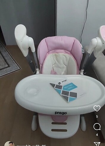 Salıncak ve aynı zamanda mama sandalyesi 