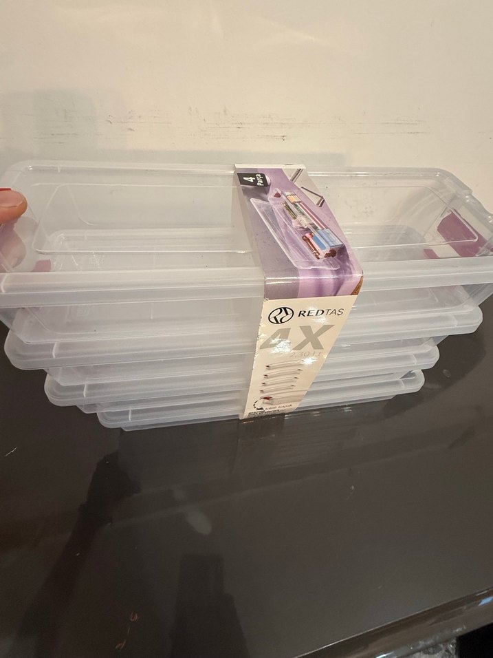 4 Katlı Şeffaf Makyaj Organizeri - Görsel 2