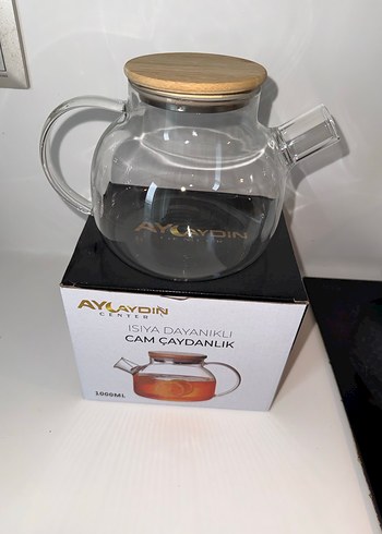 Isıya Dayanıklı Cam Çaydanlık 1000ml - Görsel 4