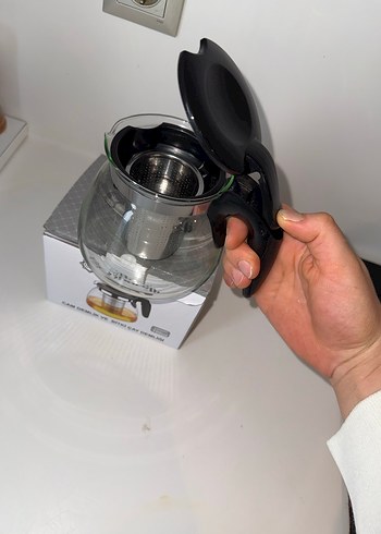 Isıya Dayanıklı Cam Çaydanlık 1000ml - Görsel 2