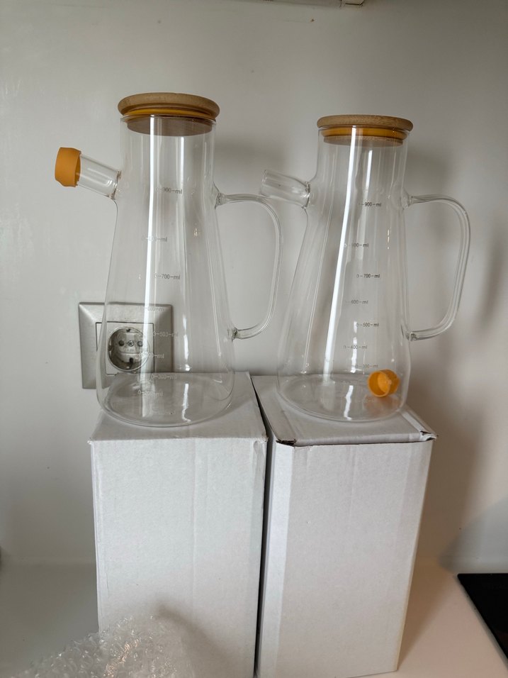 Bambu Kapaklı Cam Sürahi Seti - Görsel 2