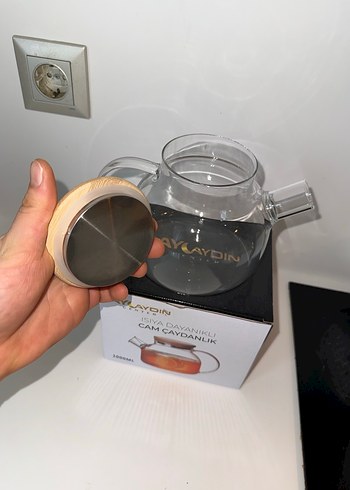 Isıya Dayanıklı Cam Çaydanlık 1000ml - Görsel 2