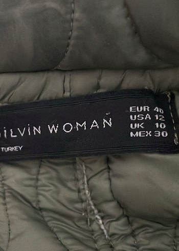 H&M Düğmeli, Salaş Fit, Haki Kadın Ceket