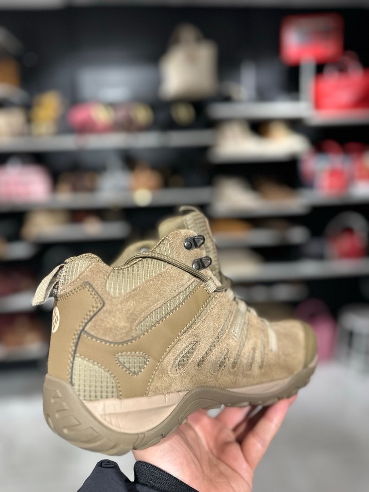 Erkek Bej Kamuflaj Bağcıklı Outdoor Bot - Görsel 2