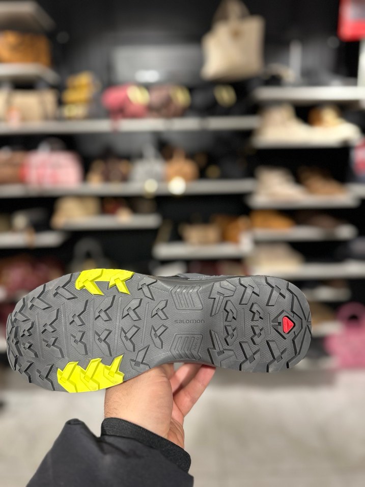 Salomon Gri Spor Outdoor Erkek Ayakkabı - Görsel 3