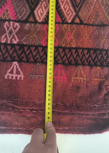 el dokuması yastık yüzü - Görsel 2