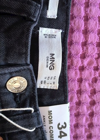 Siyah Regular Fit Midi Kadın Kot Pantolon - Görsel 3