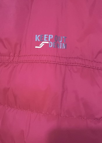 Kadın Bordo Midi Kışlık Fermuarlı Mont - Görsel 2