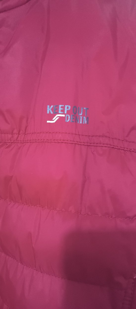 Kadın Bordo Midi Kışlık Fermuarlı Mont - Görsel 2