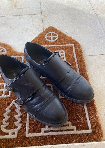 39 Beden kahverengi Renk Twist siyah oxford ayakkabı