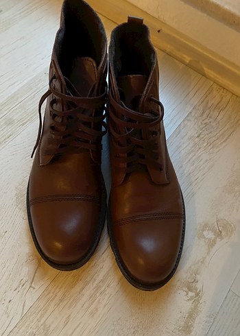 Klasik Kahverengi Deri Erkek Bot - Görsel 8