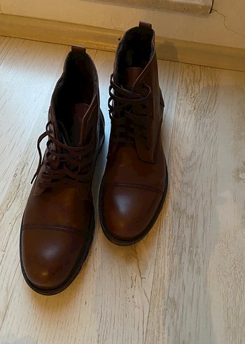 Klasik Kahverengi Deri Erkek Bot - Görsel 3
