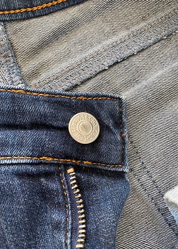 Kadın Lacivert Skinner bot Cut jean - Görsel 3