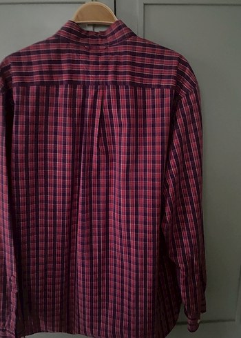 Tommy Hilfiger Bordo Ekoseli Uzun Kollu Erkek Gömlek - Görsel 3