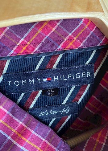 Tommy Hilfiger Bordo Ekoseli Uzun Kollu Erkek Gömlek - Görsel 5